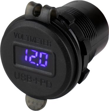 PA013 SAE to Dual USB port adapter and Voltmeter – Rocky Creek Designs US