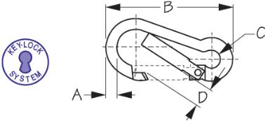 SS Snap Hook 2 (t) by Sea Dog Marine (151550-1)