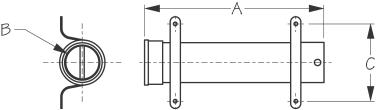 Sea-Dog Triple Threat Three Pole Rod Holder - Flat Dark Earth