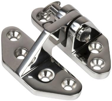 Stainless Steel Marine Heavy Duty Strap T-Hinges - 7 Inch - Sold  Individually